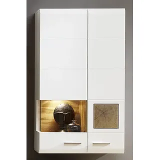 Innostyle Hängevitrine INNOSTYLE "FUN PLUS", weiß (weiß matt), B:80cm H:136cm T:37cm, FSC-zertifizierter Holzwerkstoff, Schränke