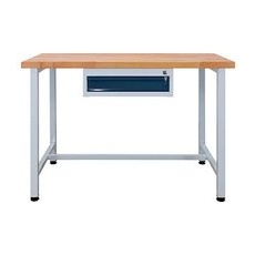 ADB Werkbank lichtgrau, anthrazitgrau 1 Schublade 120,0 x 60,0 x 84,0 cm