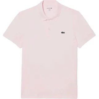 Poloshirt Lacoste regular fit rosa kurze Ärmel 2 Knöpfe - Rosa