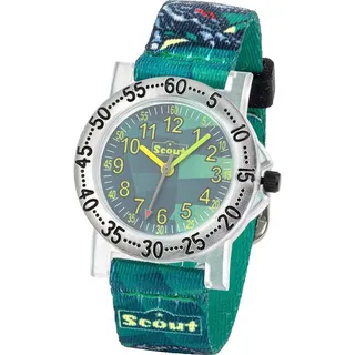 Scout Dinosaurier 280375036 0 mm Gehäuse grün Silikonarmband grün
