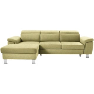 XORA Ecksofa Grün, - 250x167 cm,