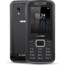 Allview M10 JUMP Handy (2.8 Zoll) Funktionstelefon (2.80", 128 MB, 8 Mpx, 3G), Tastenhandy, Schwarz