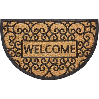 HANSE HOME Welcome 45 x 75 cm Braun/Schwarz