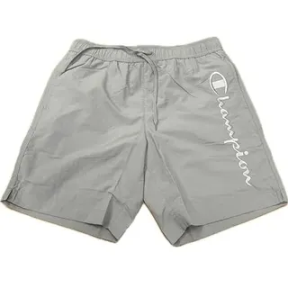 Champion Herren Legacy Icons Tonal Logo Beachshorts-Crinkle Taslon Bermuda Badehose, grau, L