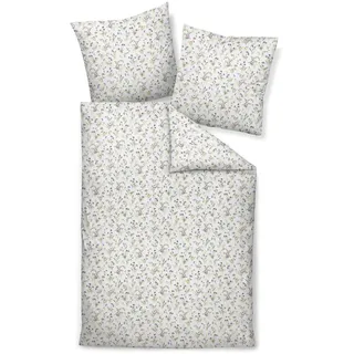 JANINE Bettwäsche Beere, Textil, Floral, 155x220 cm, Schlaftextilien, Bettwäsche, Bettwäsche, Biber-Bettwäsche