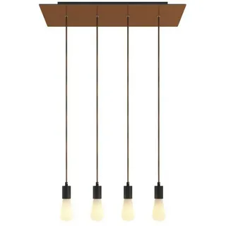 Creative Cables Rose-one Xxl 4 Falls Hängelampe - Satin Copper - One Size