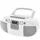 SCD7800WE tragbares CD-Kassetten-Radio mit DAB+, USB & MP3-Wiedergabe