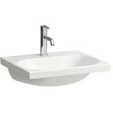 Laufen Lua Aufsatz-Waschtisch, 1 Hahnloch, ohne Überlauf, 550x460mm, H816082, Farbe: Pergamon