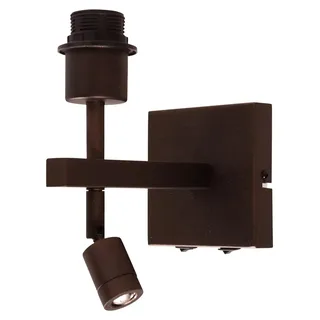 Steinhauer - wandleuchte - Stang - braun - metall - bettlampe - LED_E27 - 2995CA - Braun