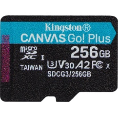 Bild  microSDXC Canvas Go! Plus 256GB Class 10 UHS-I A2 V30