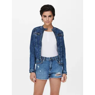 ONLY Jeansjacke »ONLTIA BANDIT BIKER JACKET BEX072«, blau