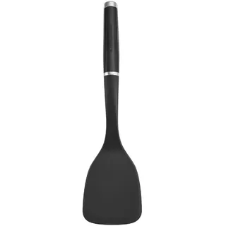KitchenAid KE001OHOBA Klassischer massiver Pfannenwender, Schwarz, 34,9 x 8,4 cm