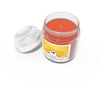 MB Home basic Kerze im Glas, Fresh Orange Explosion 410 GSM