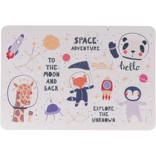 Villa d'Este Home Tivoli Le Petit Platzdeckchen für Kinder, Motiv: Weltraum