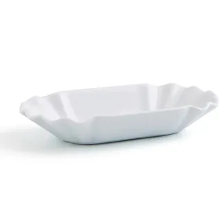 Quid Gastro Fun Deckel, Porzellan, 20,5 x 11 x 3,5 cm, Weiß