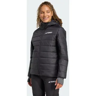 adidas Damen Funktionsjacke Terrex Multi Essentials CLIMAWARM Isolierte Kapuzenjacke schwarz XL