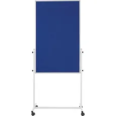 Bild Moderationswand 3in1 Universal-Board 75,0 x 120,0 cm blau, weiß