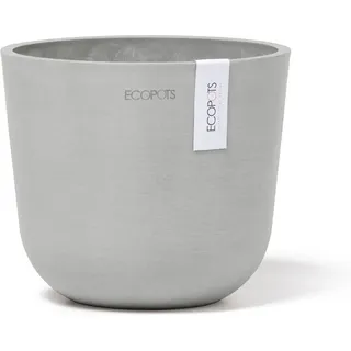 Ecopots Pflanztopf Oslo Mini Weißgrau 16 cm x 14 cm