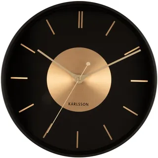 Wanduhr modern - Karlsson Modell: KA5918BK - Schwarz