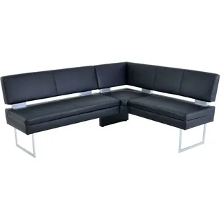 K+W Komfort & Wohnen Eckbank langer Schenkel links oder rechts, mit dekorativen Distanzhalter,