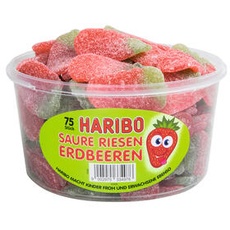 Haribo Saure Riesen Erdbeeren 75 Stück