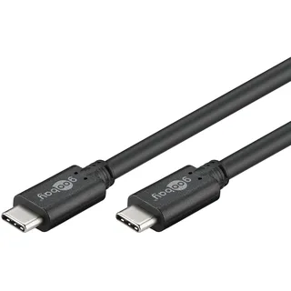 goobay USB C - 0,5m Schwarz