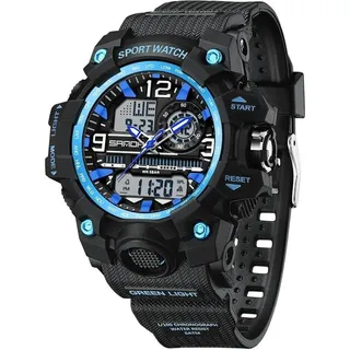 Uni Sportuhr für Herren und Damen Digitaluhr mit LED-Leuchtdisplay, Tactical Watch Outdoor Armbanduhr für Jungen und Mädchen.