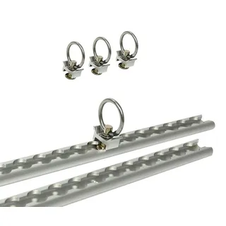 PRO PLUS Zurrschienen Set 2 x 60 cm 6-teilig