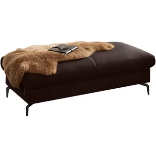 W.Schillig Polsterhocker Leder 141 x 42 x 70 cm Braun