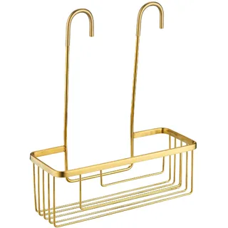 Gedy 2489 Seifenschale zum Aufhängen für Dusche Gold matt