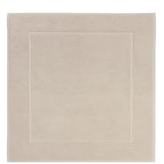 Aquanova Badematte , Creme , Textil , Uni , quadratisch , 60x60 cm , für Fußbodenheizung geeignet, rutschfest , Heimtextilien, Badtextilien, Badematten