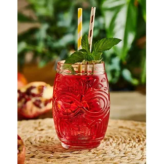 Sixby Cocktail Gläser - Trinkgläser 500ml Tiki (Set 6 Stück) - Spülmaschinenfest