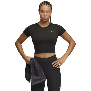 Puma CLOUDSPUN Twist T-Shirt Schwarz L