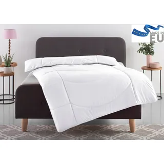 OTTO home "Microlux, Bettdecke 135x200 cm und Übergrößen bis 240x220cm", leicht Füllung: Feuchtigkeitsregulierende 3D Klimafaser Polyester. 1 Stk. tlg. fest versteppter Bezug: - keine Bettwäsche nötig, Sommer, Winter,
