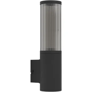 EGLO Außenleuchte Aluminium/Kunststoff E27 IP54 schwarz