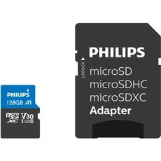 Bild microSDXC Ultra Pro 128GB Class 10 UHS-I V30 + SD-Adapter