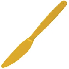 Kristallon Polycarbonate Knife Yellow - 180mm (Pack 12)