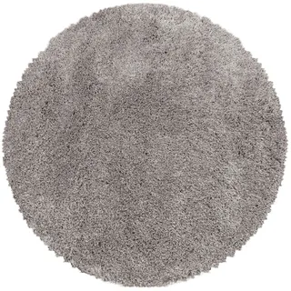 Fluffy 3500 Hochflorteppich Ø 120 cm beige