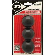Dunlop Progress 3-Pack Squash Ball