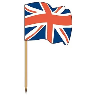 Kleine Flaggen Grossbritanien 4X2,5X6,5 Cm Sortiment Holz - 14400 Un.