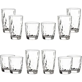 Bormioli Rocco Diamond Set Bicchiere Acqua e Bibita Set 12 Pz