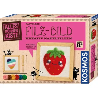 Kosmos Filz-Bild Bastelbox Kreativ Nadelfilzen