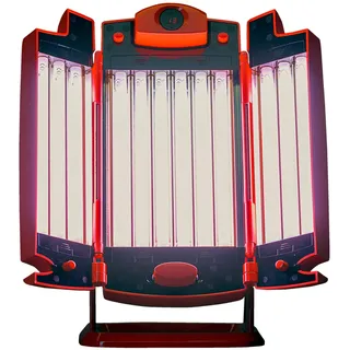 Eurosolar Gesichtssolarium und Oberkörpersolarium (FacialTanner Rubino für UV-, Collagen und Infrarot)