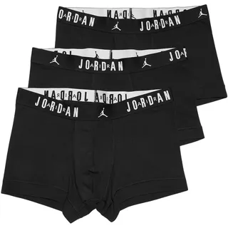 Nike Jordan Herren-Boxershorts, Baumwolle, Schwarz, 3er-Pack (XL)