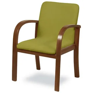 Home Affaire Esszimmersessel »LINA707 Esszimmerstuhl« 1 Stk. tlg. Fleckenabweisendes Gewebe, Massivholz Gestell dampfgebogen, grün