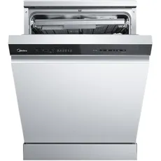 Midea SF 7.60NW14B Geschirrspüler 60cm Freistehend & Unterbaufähig, 14 Maßgedecke, 8 Programme, Spülmaschine 60 cm mit WIFI, 42 db, Hygienepflege+, Dualzone Wash, Extra Trocknen