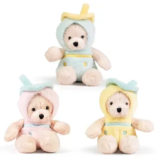Living Nature Kuscheltier Bär Plüsch Boba Tea 20cm Spielzeug