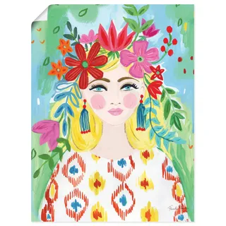 Artland Wandbild "Boho Girl II" Bilder von Frauen 1 Stk. tlg. als Alubild, Leinwandbild, Poster, Wandaufkleber in verschied. Größen, farbe bild(er): farbig