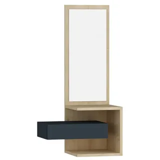 Asir Wandspiegel mit Ablage Stella, 90x49 cm - Braun/Anthrazit