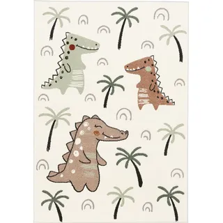 Pergamon Kinder Teppich Softstar Kids Lustige Dinos Bunt 160x230cm